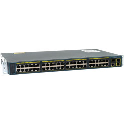 Cisco WS-C2960+48TC-L 48x RJ-45 100Mb 2x Combo RJ-45 / SFP 1Gb - Ethernet Switch